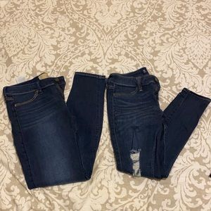 2 pairs of HOLLISTER JEANS